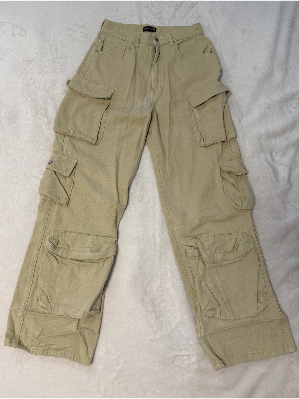 Pretty Little Thing - Beige/Khaki Cargo Pants